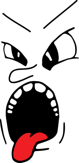 Face Tongue Icon Clipart - لسان Png (256x528), Png Download