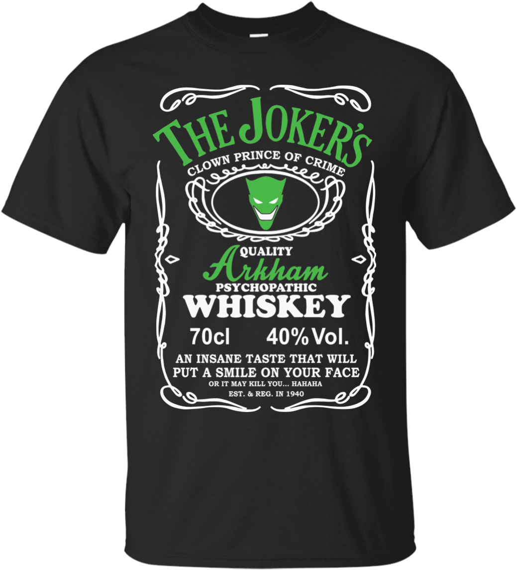 The Joker Arkham Tee - Rick And Morty T Shirt Mathematically (1155x1155), Png Download