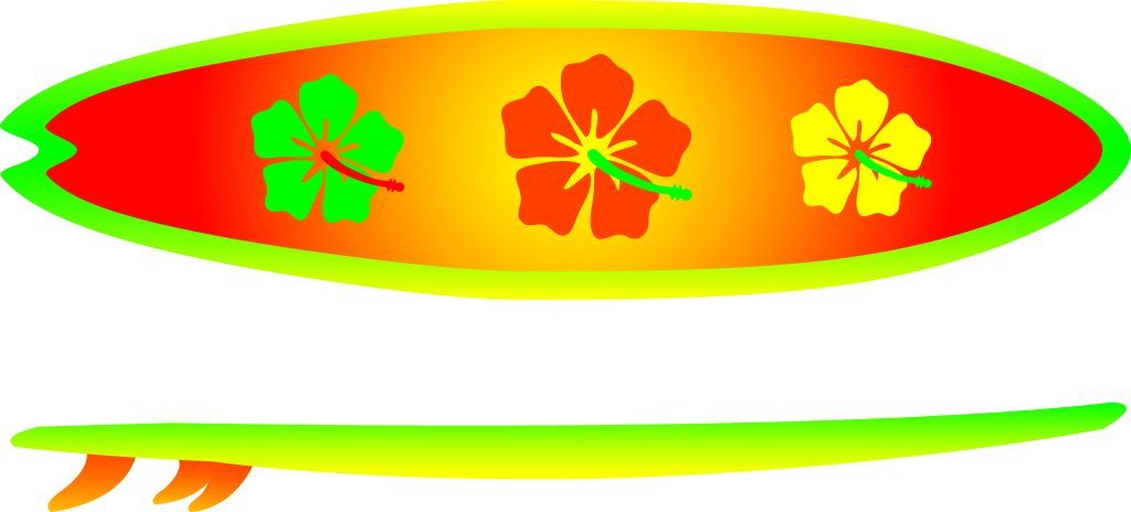 Happy Memorial Day Happy New Music Monday Over Here - Surfboard Pictures Clip Art (1024x464), Png Download