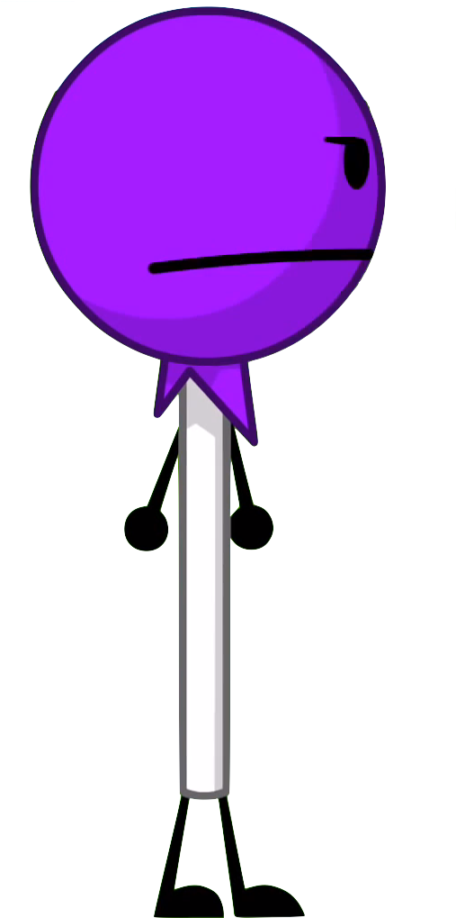 Lollipop 2 - Battle For Dream Island Marker (592x1047), Png Download