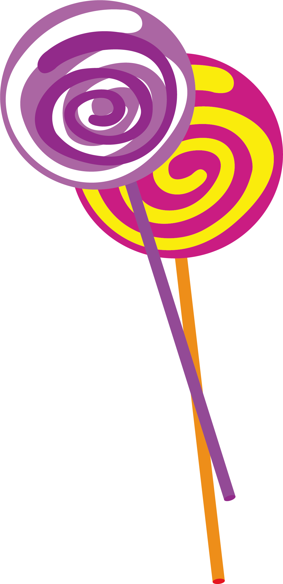 Purple Candy On White Background Royalty Free Cliparts, - Vector (1109x2288), Png Download