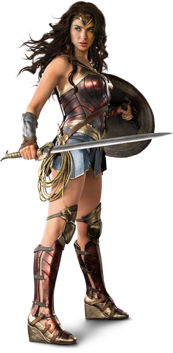 Clipart Freeuse Amazon Drawing Warrior Princess - Wonder Woman Movie 2018 Calendar (349x713), Png Download