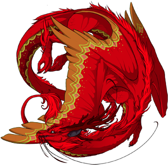 Lace Chartreuse On Ruby - Flightrising Halloween (350x350), Png Download