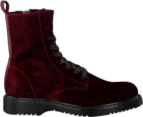 Red Studio Maison Lace-up Boots Lace Boottee Velvet - Boottee [12 Inch Analog]【中古】 (500x500), Png Download