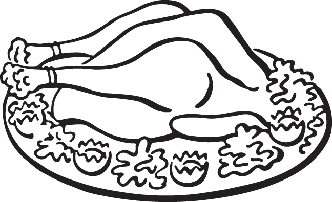 572 Turkey - Roast Chicken (648x395), Png Download