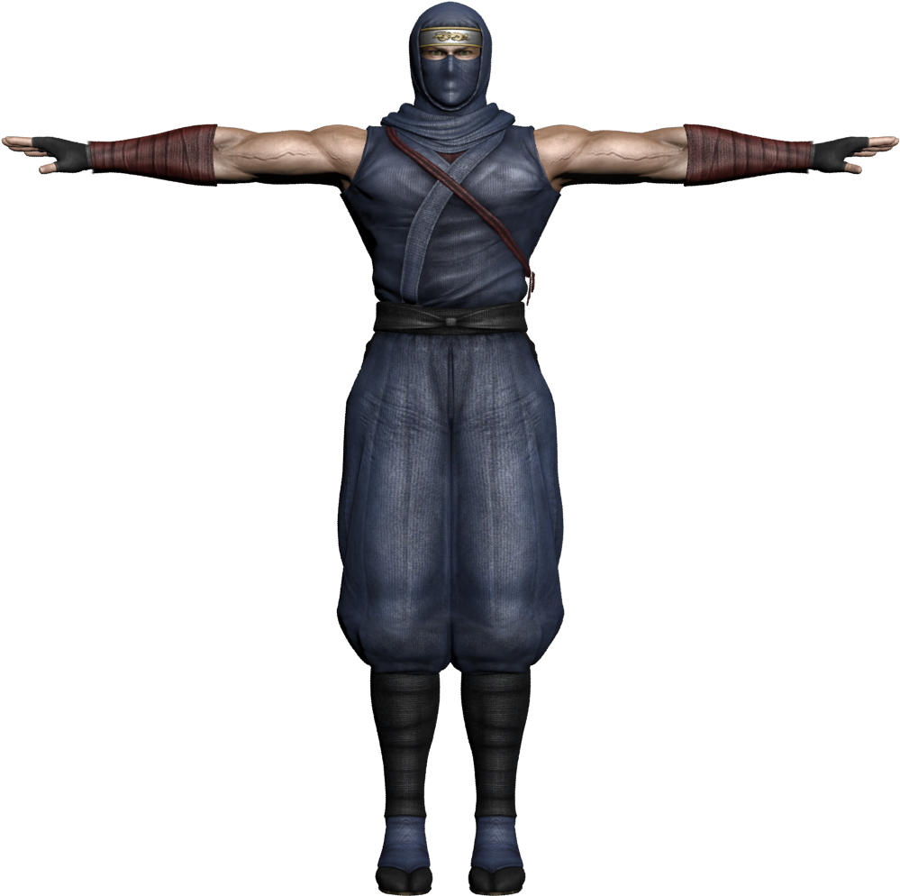Ryu Hayabusa 3d Model Download - Leon S Kennedy 3d Model (1016x1008), Png Download