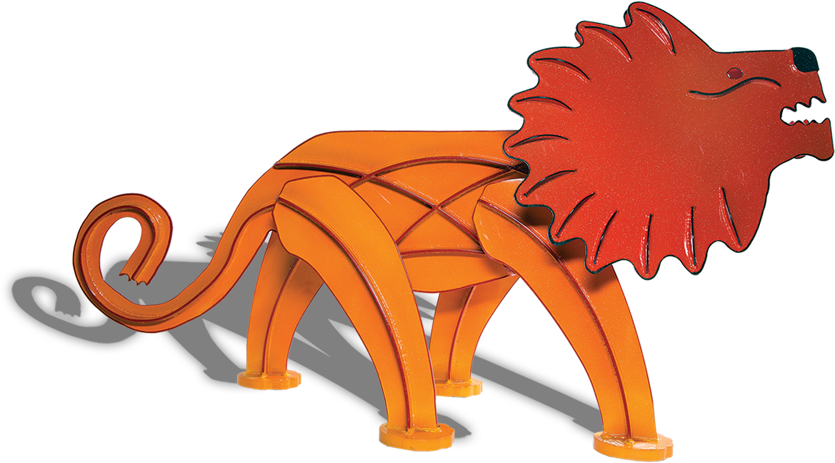 Lion Sculptures - Animal Figure (1200x900), Png Download