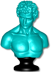 Sculpture Scans - Bust (450x306), Png Download