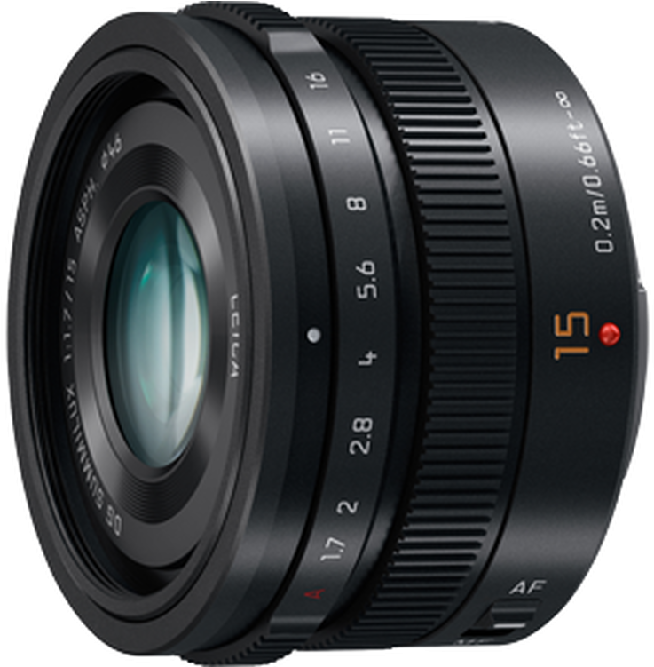 Panasonic Lumix G Leica Dg Summilux 15mm F1 - Panasonic H-x015k G Leica Dg Summilux 15mm/f1.7 Asph (1000x750), Png Download