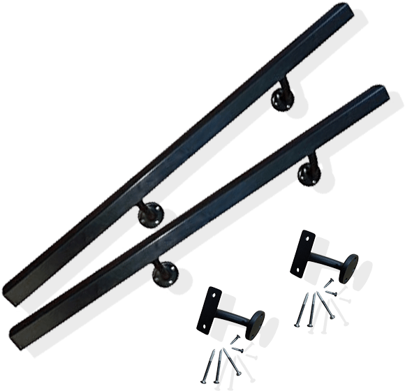 Aluminum Wall Handrail - Aluminum Handrail (600x600), Png Download