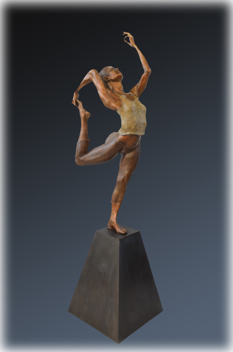 Ananda Bronze Sculpture By David Varnau - Washington (464x700), Png Download