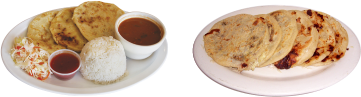 Pupusas - Platos De Pupusas Png (800x280), Png Download