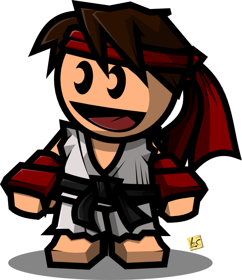 Ryu Focaclipart - Cool Pictures Of Karate (785x906), Png Download