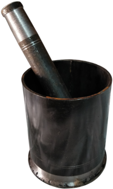 Iron Mortar & Pestle - M.s. Exports (500x500), Png Download