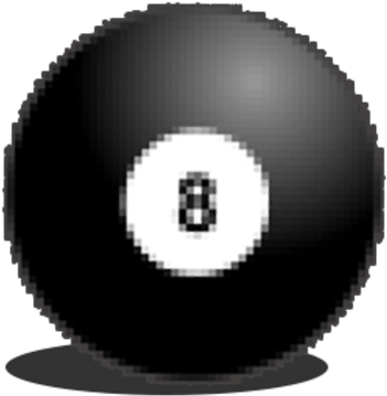 Magic 8 Ball - Antergos (615x424), Png Download