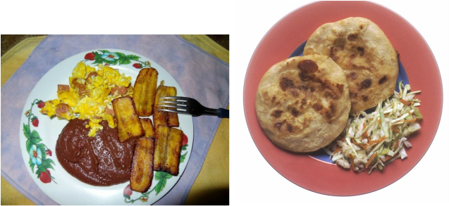 Food - Platanos Fritos Con Huevo (637x293), Png Download