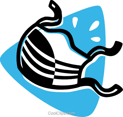 Surgical Masks Royalty Free Vector Clip Art Illustration - Surgical Mask Clipart Transparent (480x459), Png Download