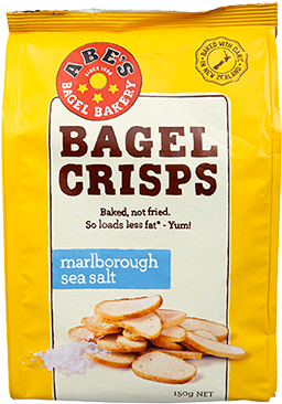 Featured Product - Abes Bagel Crisps Roasted Garlic (500x500), Png Download