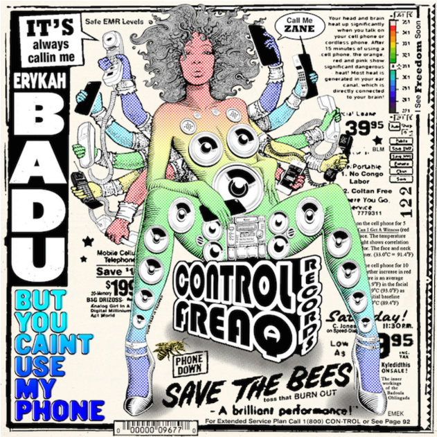 Erykah Badu's Phone-obsessed Mixtape Explores Intimacy - Erykah Badu But You Caint Use My Phone 2015 (1200x630), Png Download