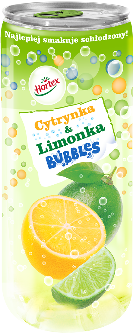 Lemon Lime 240ml - Gazowana Bubble (876x1417), Png Download