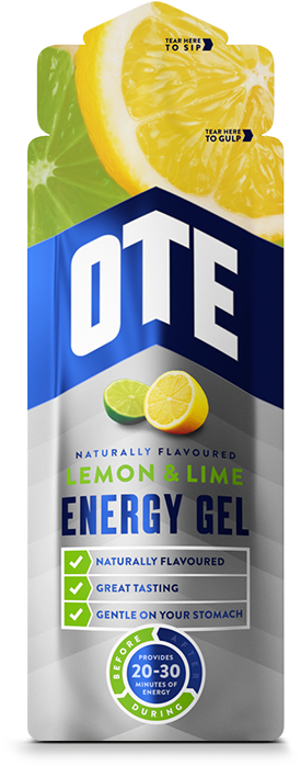 Ote Lemon & Lime Gel - Ote Energy Gel 20x 56g: Lemon & Lime (478x800), Png Download