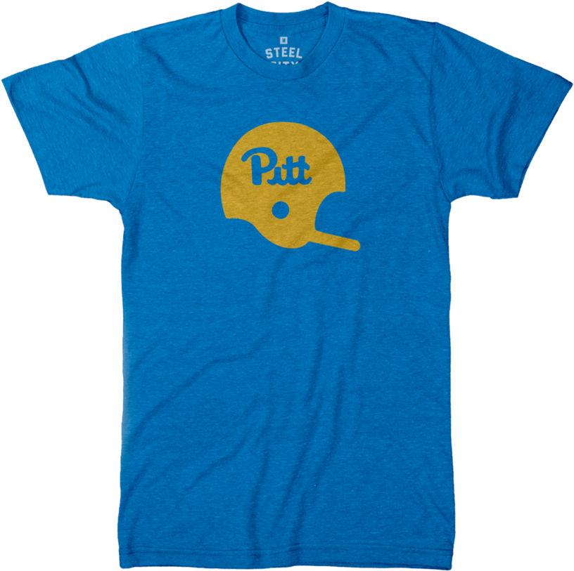 Pitt Helmet T-shirt - Ucla Alumni T Shirt (857x1024), Png Download