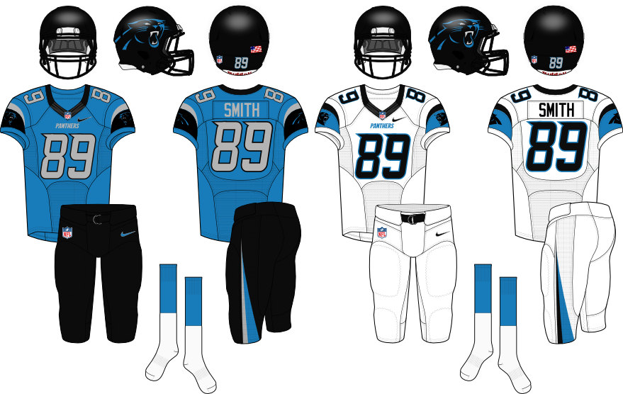 Carolina Panthers Concept Logo - Face Mask (879x556), Png Download