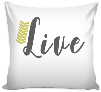Live, Laugh, Love Pillow Covers - Donut Care Pillow (480x480), Png Download