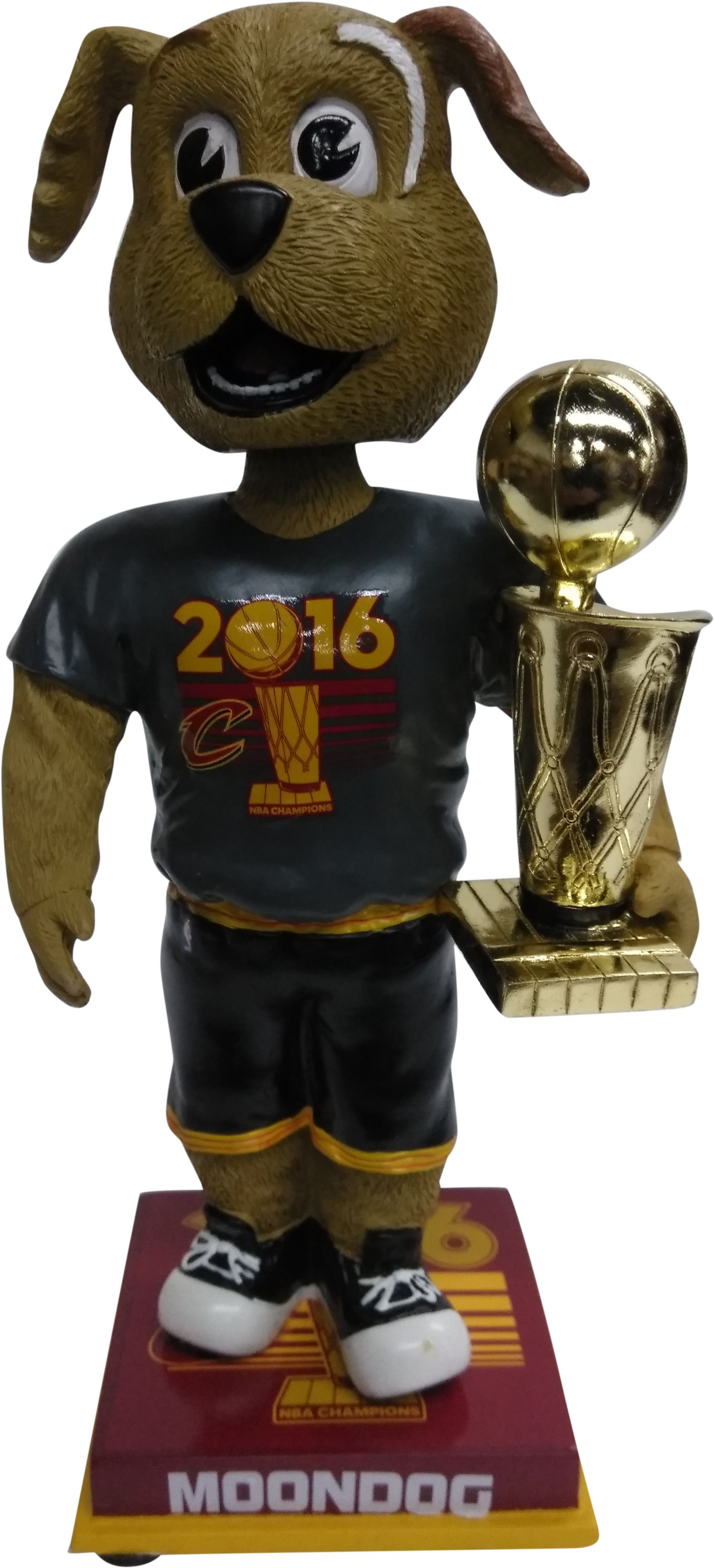 Moondog Cleveland Cavs 2016 Nba Champions T-shirt Bobblehead - Forever Collectibles Moondog Cleveland Cavaliers 2016 (3456x4608), Png Download