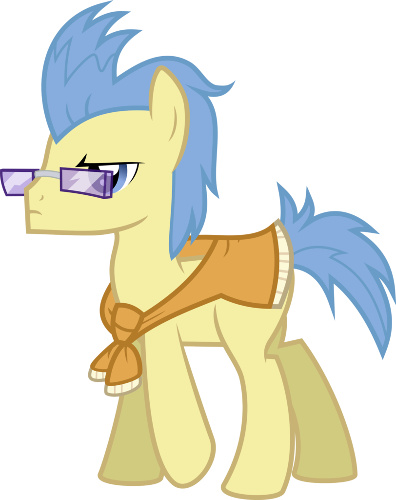 Toughbluff, Background Pony, Glasses, Hipster, Safe, - Cartoon (812x1024), Png Download