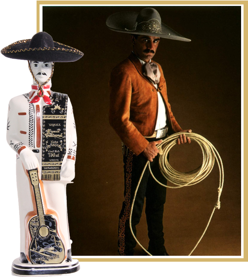 Charro De Ceramica2 - Tipos De Traje De Charro (568x645), Png Download