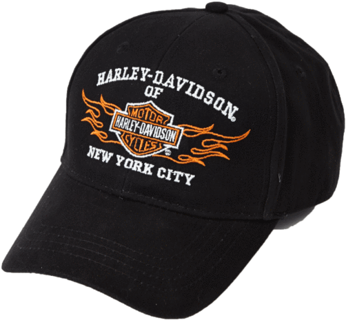 Nyc Flame Cap - Harley Davidson Of Nyc Exclusive Flame Cap (690x690), Png Download