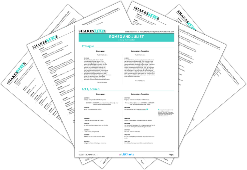 The Litcharts Shakespeare Translation Of Romeo And - Study Guide The Hate U Give (1003x698), Png Download