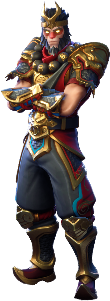 Fortnite Wukong Png Image - Wukong Fortnite Skin Png (1100x1100), Png Download