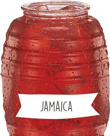 Vitrolero Jamaica Vitrolero Jamaica - Agua De Jamaica Png (366x474), Png Download