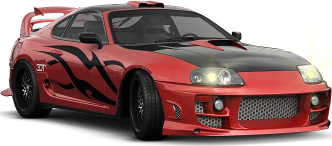 Toyota Supra Shot - Toyota Supra (664x292), Png Download