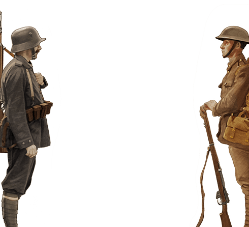 Infantry Of The First World War - World War 1 Png (490x446), Png Download