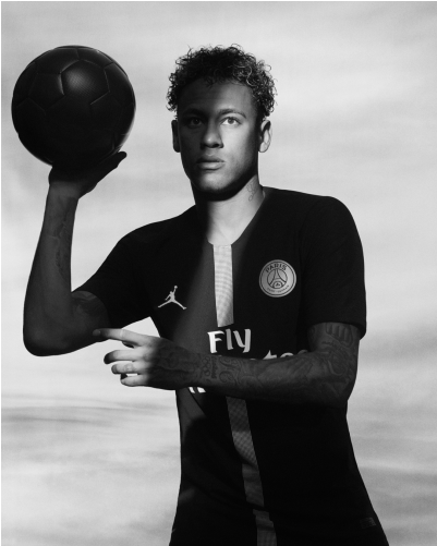Neymar Jr - Psg New Kit Jordan (500x500), Png Download