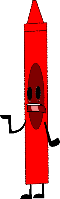 Crayon The Drawer - Cartoon (200x656), Png Download
