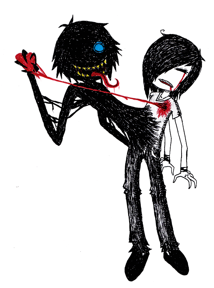 Heart Taker By 357e On Deviantartit Looks Like The - Heart Taker Creepypasta (694x935), Png Download