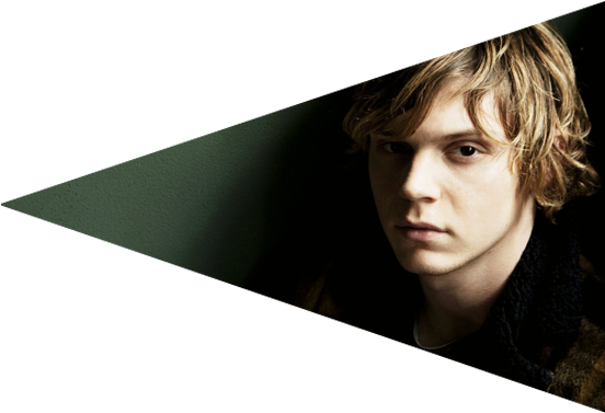 Imagen Donde Se Muestra Al Personaje Principal Evan - American Horror Story Tumblr Evan Peters (557x415), Png Download