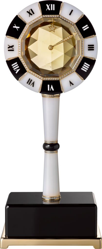 High Jewelry Mystery Clockmysterious Movement, Yellow - Jewellery (419x1024), Png Download