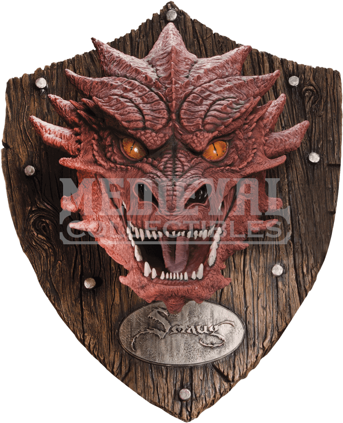 Smaug Wall Decor - Smaug Head (850x850), Png Download