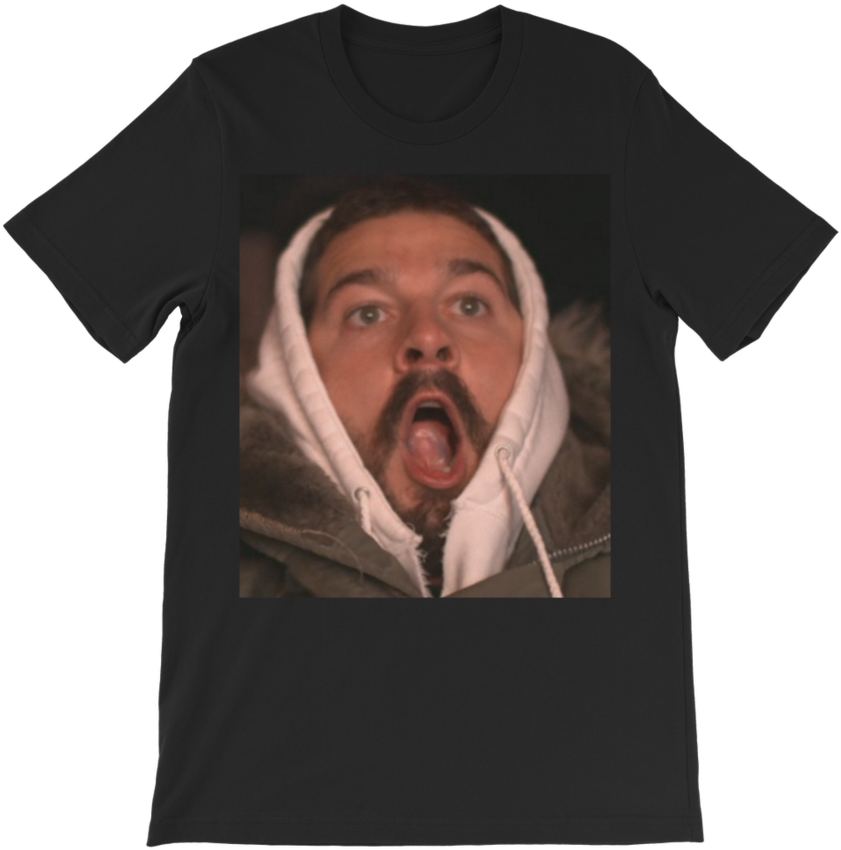 Shia Labeouf ﻿classic Kids T-shirt - Shia Labeouf Face (900x900), Png Download