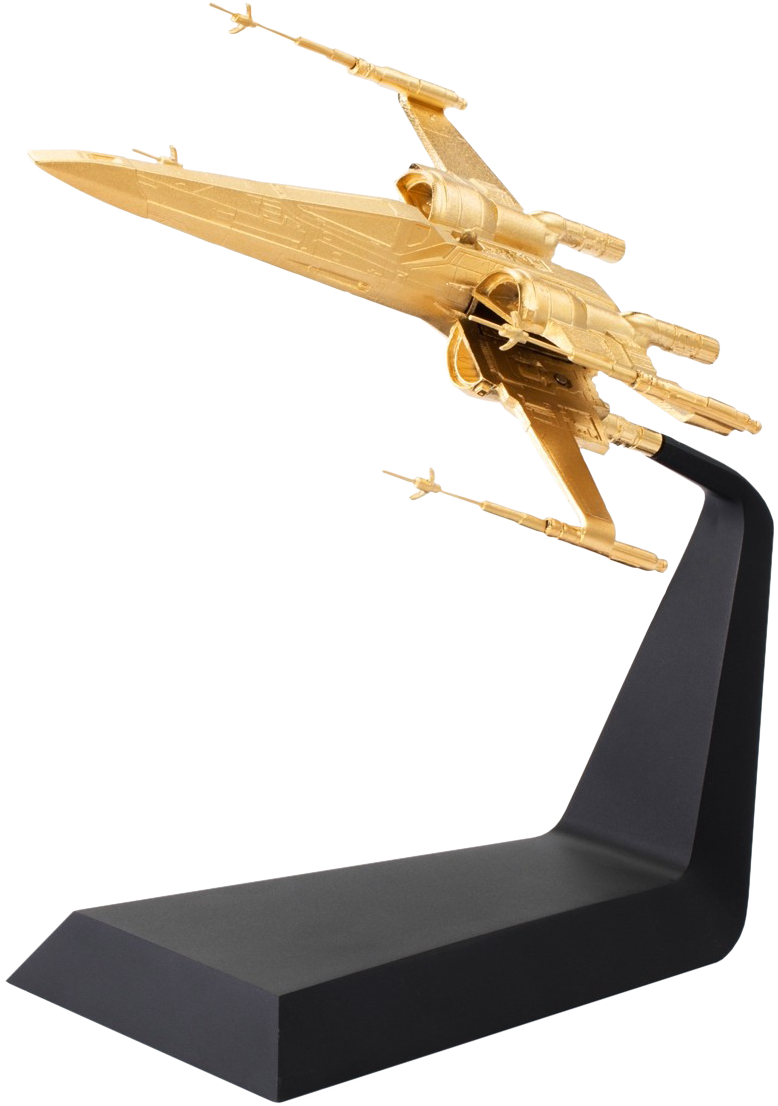 X-wing Starfighter Limited Edition 8” Gilt Pewter Statue - Royal Selangor X Wing (778x1106), Png Download