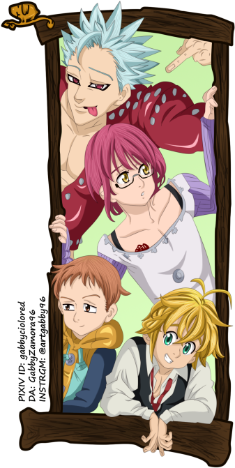 Preview Image - Seven Deadly Sins (350x682), Png Download