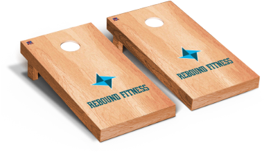 & Custom Boards - Victory Tailgate Stripe Hardcourt Version Cornhole (400x400), Png Download