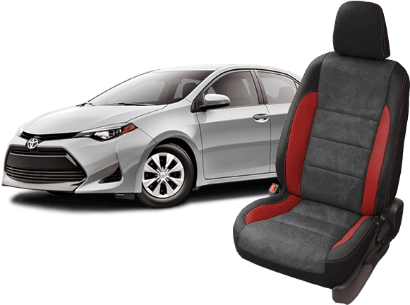 Toyota Corolla Leather Seats - 2017 White Toyota Corolla (632x449), Png Download