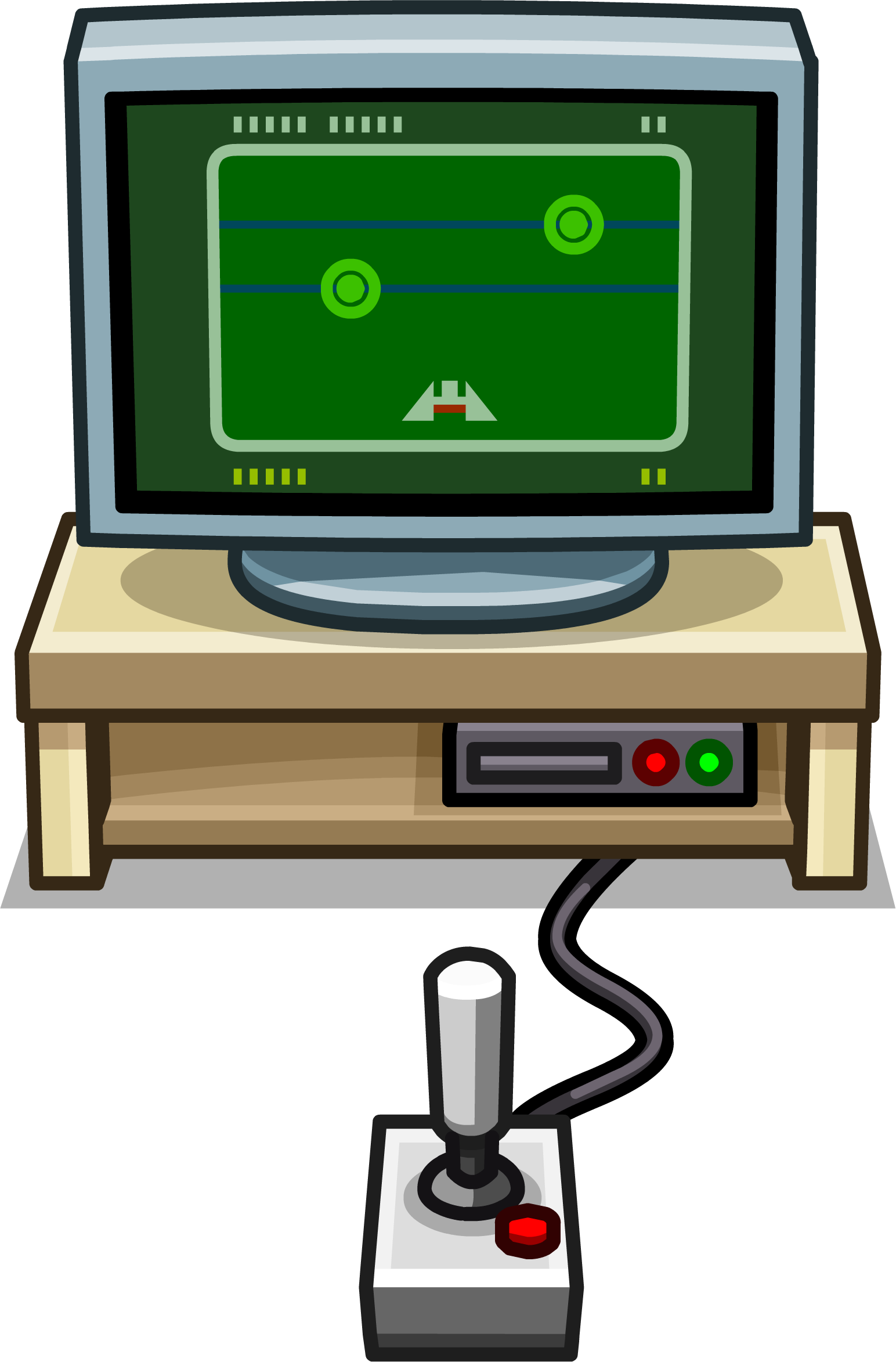 Gray Tv Stand Sprite 009 - Cartoon Tv Stand Png (1544x2346), Png Download