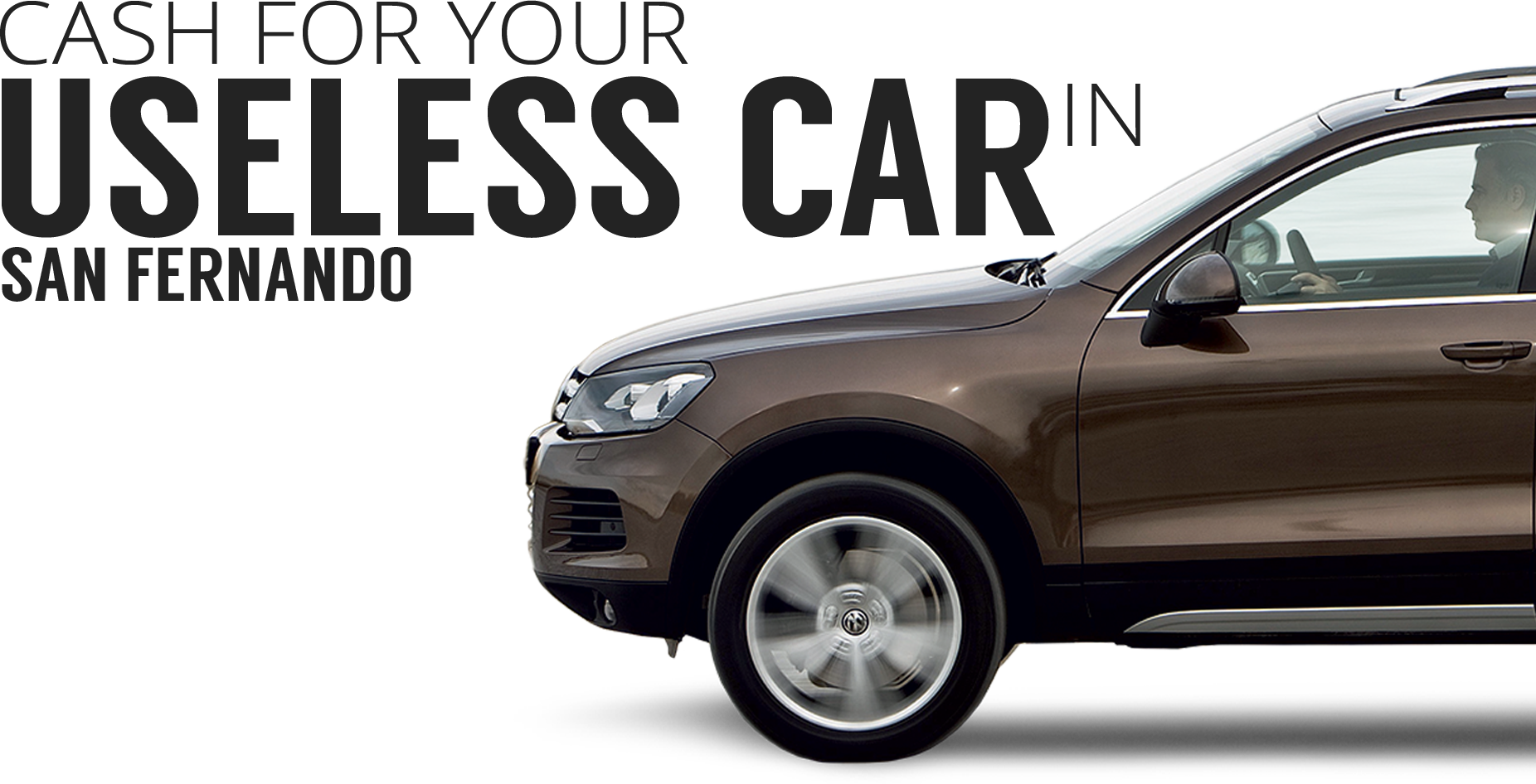 We Offer Cash For Junk Cars Because We Know It Is Too - Vw Touareg (1852x946), Png Download